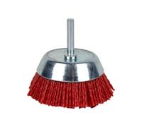 Cofan Cepillo Copa con Filamentos Abrasivos de Nylon | Diámetro de 6 mm x 50 mm | Para pulir, esmerilar, eliminar óxido, etc.