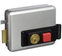 Cofan Cerradura eléctrica 12 Voltios – Con cerradero y pulsador – Mano izquierda