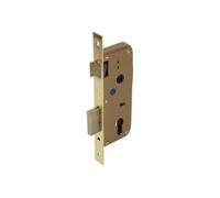 Cofan Cerradura embutir D85 E40 con cerradero Latón para madera