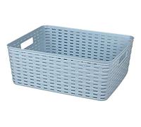 Cofan Cesta Multiusos | Capacidad 12 L | Medidas 36 x 28 x 13.5 cm | Color Azul | Cesta de Almacenaje | Cesta Organizadora