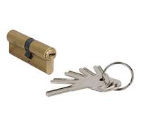 Cofan Cilindro de seguridad llaves iguales 30/30–45/45 Latón leva larga