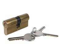 COFAN Cilindro Europeo (Color Latón) - Cilindro 40/40- Leva Larga- Latón