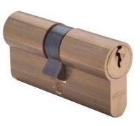 COFAN Cilindros llaves Iguales (Color Látón) - Cilindro 35/35 Llaves Iguales- Leva Larga- Latón (AAA)