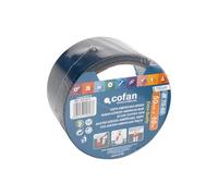 Cofan Cinta americana negra | Grosor de 190 Micras | Autoadhesiva y reforzada con malla de fibra