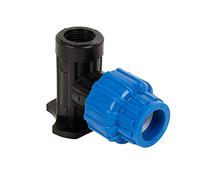 Cofan Codo 90° | Para Grifo Rosca Hembra PP PN16 | Medida: 20 x 3/4" | Venta Unitaria