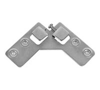 Cofan Colgador de escuadra doble | Fabricado en Acero Zincado | Medidas de 59 x 59 mm (1)