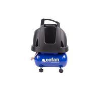 Cofan Compresor de aire portátil | Coaxial | Sin aceite | 6 l, 160l/min, 8 bares | Ideal para pintura, inflado y limpieza