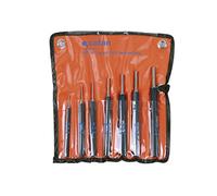 Cofan Conjunto de 7 piezas de botador cilíndrico | Fabricado en acero al cromo vanadio endurecido | Medidas del conjunto de 1,5 a 6mm