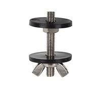Cofan Conjunto de tornillos M6 x 90 para taza/cisterna — 2 tornillos, arandelas, juntas y palomillas