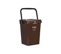 Cofan Contenedor Marrón | Para Residuos Orgánicos | Modelo Ravioli | Capacidad 25L