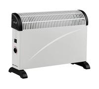 Cofan Convector radiante con termostato regulable | Potencia: 2000 W | 3 configuraciones de calor | Seguridad antivuelco | Protección contra sobrecalentamiento | Asa de transporte