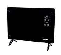 Cofan Convector radiante de panel de vidrio | Potencia: 1500 W | Pantalla LED | Mando a distancia | Control vía app y compatible con asistente de voz | Temporizador 24 h