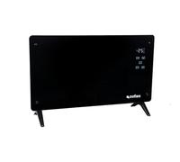Cofan Convector radiante de panel de vidrio | Potencia: 2000 W | Pantalla LED | Mando a distancia | Control vía app y compatible con asistente de voz | Temporizador 24 h