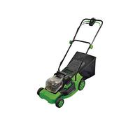 Cofan Cortacésped eléctrico con ruedas – 2 baterías de 18 V = 36 V – 3.200 RPM – 5 alturas de corte