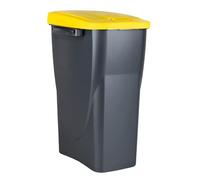 Cubo de basura amarillo para reciclar plásticos y envases | Capacidad de 15, 25 o 45 litros | Tres Medidas (15 L)