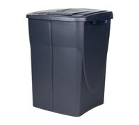 Cubo de basura gris para desechos en general | Capacidad de 15, 25 o 45 L | Tres Medidas (45 L)