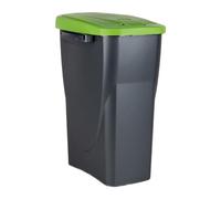 Cofan Cubo de basura verde para reciclar materiales de vidrio | Capacidad de 15, 25 o 45 litros | Tres Medidas (15 L)