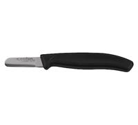 Cofan Cuchillo de Recolección | Pack de 12 Unidades | Punta redonda | Medida de la hoja 4,5 cm | Mango de Color negro