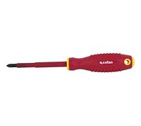 Cofan Destornillador aislado 1000 V Phillips PH-0 a PH-3 Longitud 60-150 mm