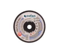 Cofan Disco Extrafino para Cortar Acero Inoxidable | Diámetro 76 mm | Grosor de 1,6 x 22,23 mm