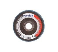 Cofan Disco Laminado Profesional Plano tipo "Z" (Zirconium) | Diámetro 115 mm | Grano 40