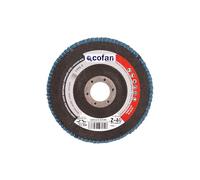Cofan Disco Laminado Profesional Plano tipo "Z" (zirconium) | Diámetro 125 mm | Grano 40