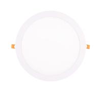 Cofan Downlight LED Techo Empotrable Blanco, Iluminación Regulable Tecnología CCT, Foco Led 24 W 2400 lm, Panel Extraplano Redondo Ø295 mm