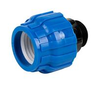 Cofan Enlace Recto con Rosca Macho | Diámetro 40 mm x 1" 1/2 de Rosca | Pack de 10 unidades