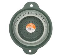 Cofan Escurridor plegable en color verde | Capacidad: 1,8 litros | Ahorro de espacio | Ideal para frutas, verduras y pasta