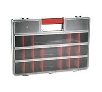 Cofan Estuches de plástico de 21 compartimentos | Dimensiones 46 x 32 x 8 cm| Fabricada en polipropileno