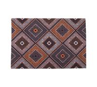 Cofan Felpudo de Entrada casa | Felpudo Antideslizante | Diseño Abstracto con Rombos | Material Resistente | Ideal para Interior y Exterior | Medidas: 50 x 70 cm