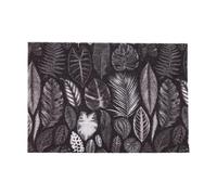 Cofan Felpudo de Entrada casa | Felpudo Antideslizante | Diseño de Hojas en Tonos Oscuros | Material Resistente | Ideal para Interior y Exterior | Medidas: 50 x 70 cm