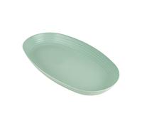 Cofan Fuente Ovalada Estilo Japonés | Pack de 6 Unidades o Unitario | Color Beige o Verde Agua | Medidas: 39 x 22 x 4,5 cm (Verde Agua, 1)