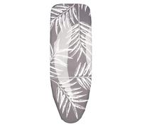 Cofan Funda para Tabla de Planchar | Tamaño Universal | Material: 100% algodón | Acolchada con 3 Capas: Espuma, muletón y algodón | Refleja el Calor y el Vapor | Funda Gris con Ramas Blancas | Medida