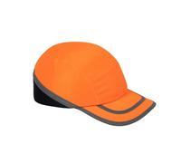 Cofan Gorra de Seguridad | Fabricada en ABS | Protección Antigolpes | En Color Negro, Naranja Flúor y Amarillo Flúor (1, Naranja Flúor)