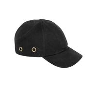 Cofan Gorra de Seguridad | Fabricada en ABS | Protección Antigolpes | En Color Negro, Naranja Flúor y Amarillo Flúor (1, Negro)
