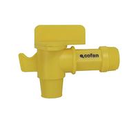 Cofan Grifo de Polietileno | Con rosca 3/4" | Apto para container y bidones de fluidos