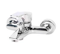 Cofan Grifo Monomando para Bañera con Acabado Cromado, Incluye Cartucho Cerámico de 40 mm, Excéntricas y Embellecedores, Grifería de Latón