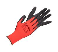 Cofan Guantes Impregnados Nitrilo Foam – Rojo/Negro Talla 10 Bolsa de 12 pares