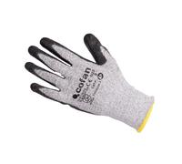 Cofan Guantes anticorte ultraligeros | Nivel D | HPPE + Recubrimiento PU negro | EN 388 4X43D | Pack de 12 pares de guantes o formato unitario | Talla 11 | Protección mecánica (1, 11)