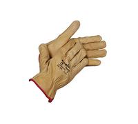 Cofan Guantes de piel de vacuno | Repelentes al agua | Seguros y cómodos | Resistentes y duraderos