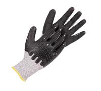 Cofan Guantes de protección anticorte y antiimpacto | Con protección 360° TPE | EN 388 4X42C | Protección anticorte nivel C | Pack de 12 pares de guantes o formato unitario | Talla 9 (1, 9)