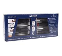 Cofan Juego de 3 destornilladores planos y 2 destornilladores Phillips | Modelo Comfort plus | En estuche especial de cartón