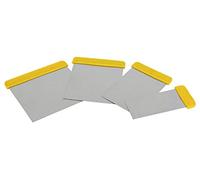 Cofan Juego de 4 Espátulas | Fabricadas en Acero Inoxidable | Medidas de 6, 8, 10 y 12 cm | Para Pintor o Chapista
