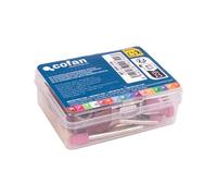 Cofan Kit de accesorios para multiherramienta oscilante, 39 uds., Incluye discos, fresas, brocas, lijas, fieltros y piedra de lijado, Compatible con multiherramienta Cofan