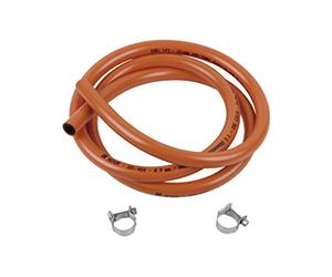 Cofan Kit de Gas Butano con Abrazaderas | Tubo Flexible de 1,5 | En Color Naranja