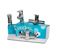 Cofan Kit de Grifería con Expositor para Grifos de Baño Modelo Ross | Ideal para exponer grifos | Capacidad de 5 unidades