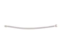 Cofan Latiguillo de Fontanería M3/8" x H1/2", Conexión de Latón, Manguera Flexible Trenzada de Acero Inoxidable 304, Adecuada para Sanitarios, Longitud 50 cm, Alta Resistencia 10 bar