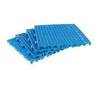 Cofan Loseta Alveolada | Set de 4 Unidades | Color Azul | Material PVC | Medidas 33 x 33 x 2 cm | De fácil montaje y anclaje perfecto