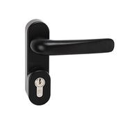 Cofan manivela antipánico de superficie y cilindro | Con 3 llaves | Color negro